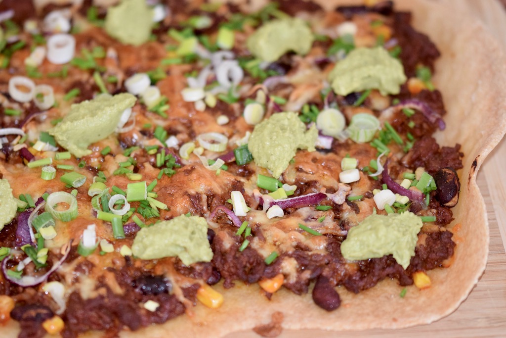 Rezepte: Sonstiges: Pizza Messicana mit glutenfreiem Pizzateig