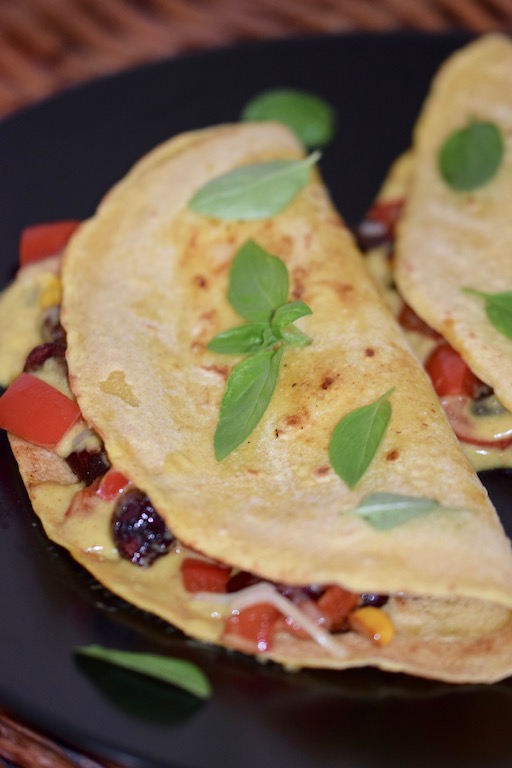 Rezepte: Hauptgerichte: Quesadillas - hochkant