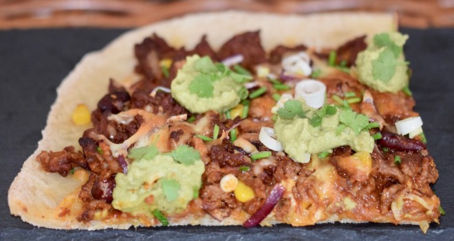 Rezepte: Hauptgerichte: Pizza Messicana - ein Stück