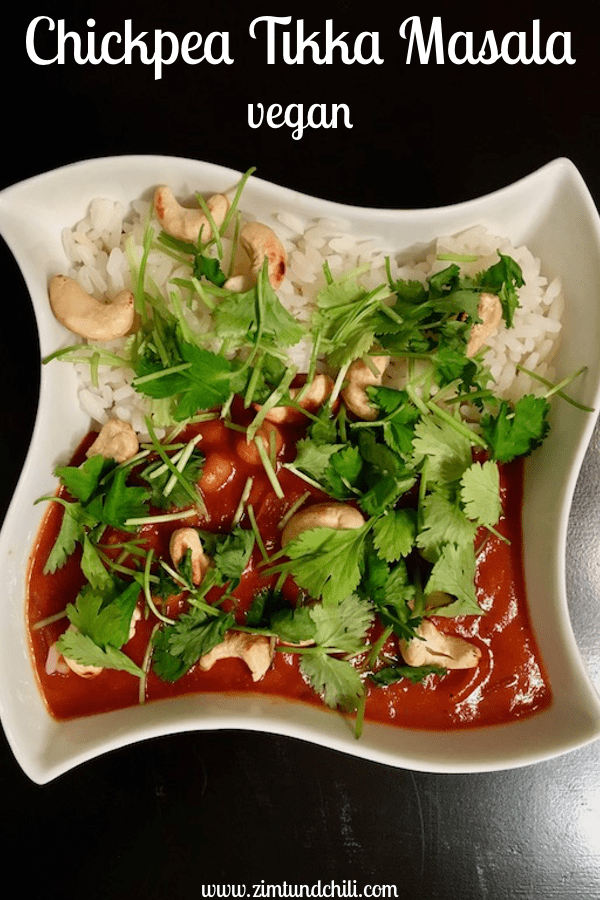 chickpeatikkamasalavegan - chickpeatikkamasala - tikkamasala - chickentikkamasala - indischeküche - herbstküche - urlaubsküche - vegan - rezept - sauce - tomatensauce