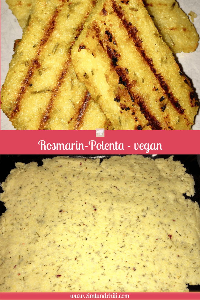 Polenta - Rosmarin - vegan - glutenfrei - einfach - Rezept - Beilage - italienisch - gesund - herzhaft