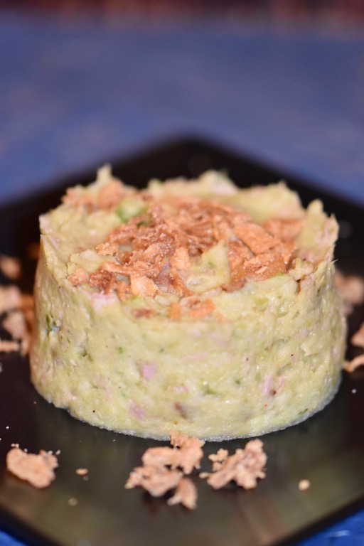 Rosenkohlpüree mit Schinken - Rosenkohlpüree - Schinken - Low Carb - ohne Kartoffeln - Rezept - milchfrei - glutenfrei - Beilage - Rosenkohl - einfach -schnell