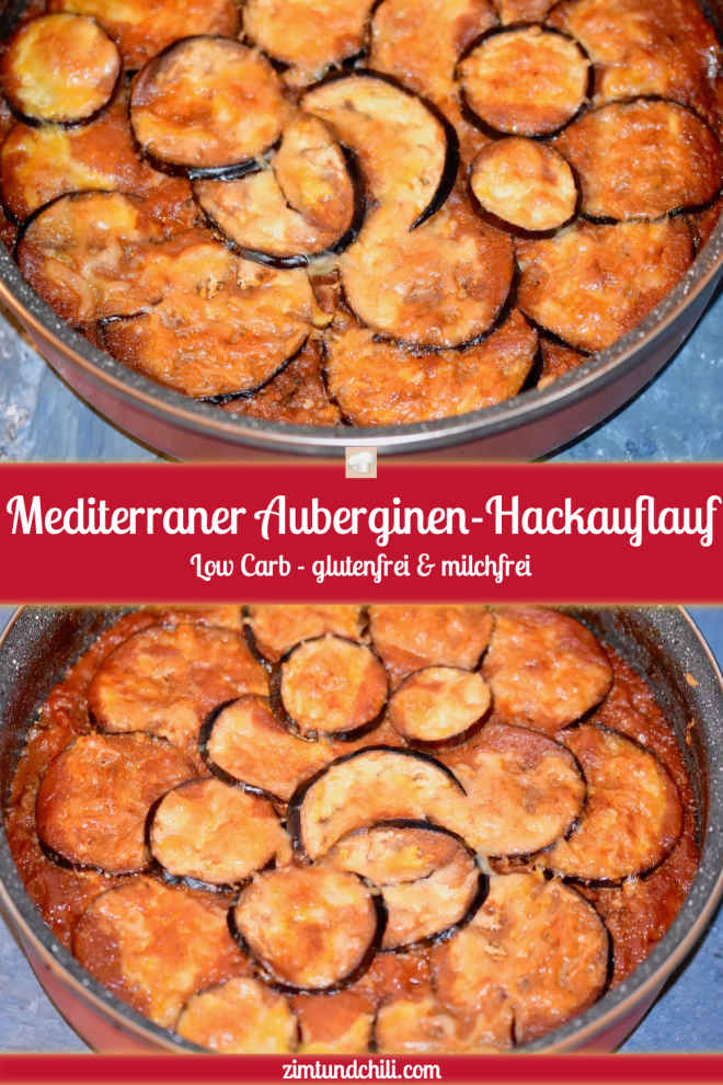 Mediterraner Auberginen Hackauflauf mit Tomaten - Auberginen - Hackfleisch - Tomaten - Schafskäse - Auflauf - Feta - Low Carb - glutenfrei - milchfrei - Rezept - abnehmen - laktosefrei - cleaneating - italienisch - Parmigiana di Melanzane