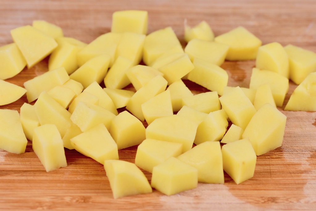 Baked Beans mit Kartoffeln und Ei - Baked Beans - Rezept - milchfrei - glutenfrei - mit Ei - mit Kartoffeln - einfach - selber machen - deutsch - aus dem Ofen - gebackene Bohnen - mit Schinken