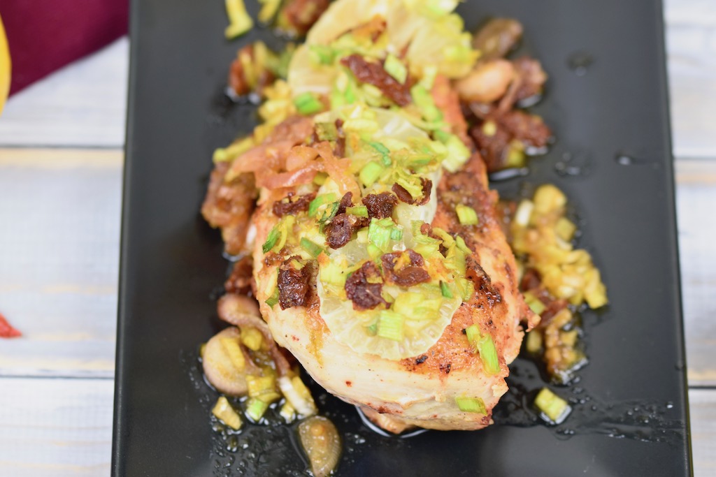 Limettenhuhn - Limetten Hähnchen - Limetten Hühnchen - Rezept - Ofen - Gremolata - Limetten - Huhn - glutenfrei - milchfrei - Clean Eating - Reis - Zitronen - einfach - Zitronenhuhn