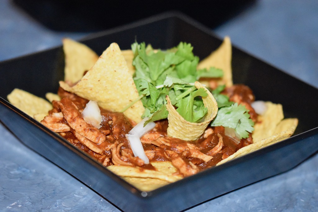 Mexikanische Chilaquiles Rojos mit Hühnchen - Chilaquiles - Rezept - mexikanisch - Rojos - einfach - rote Chilaquiles - Salsa - Salsa roja - schnell - vegetarische Chilaquiles - vegane Chilaquiles