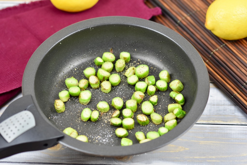 Limettenrisotto - Risotto - milchfrei - glutenfrei - grüner Spargel - Garnelen - Schnellkochtopf - Rezept - einfach - schnell - Spargel