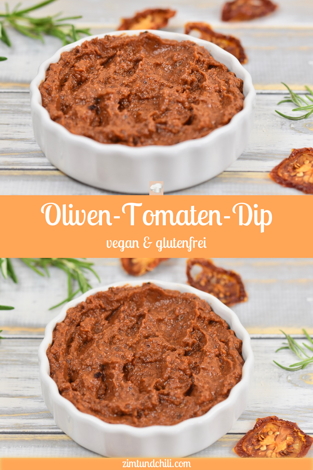 Oliven-Tomaten-Dip - Dip - Oliven-Tomaten-Creme - Rezept - vegan - glutenfrei - getrocknete Tomaten - Oliven - Brotaufstrich - schnell - einfach - grillen - Aufstrich - Low Carb - Clean Eating - mediterran - gesund