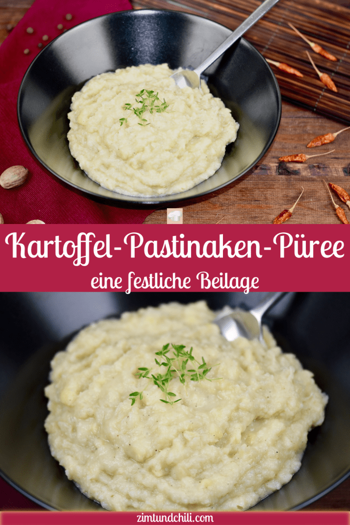 cremiges Kartoffel-Pastinaken-Püree - Kartoffel-Pastinaken-Püree - vegan - Rezept - Kartoffel Pastinaken Stampf - Beilage - Pastinaken Kartoffel Püree - einfach - glutenfrei