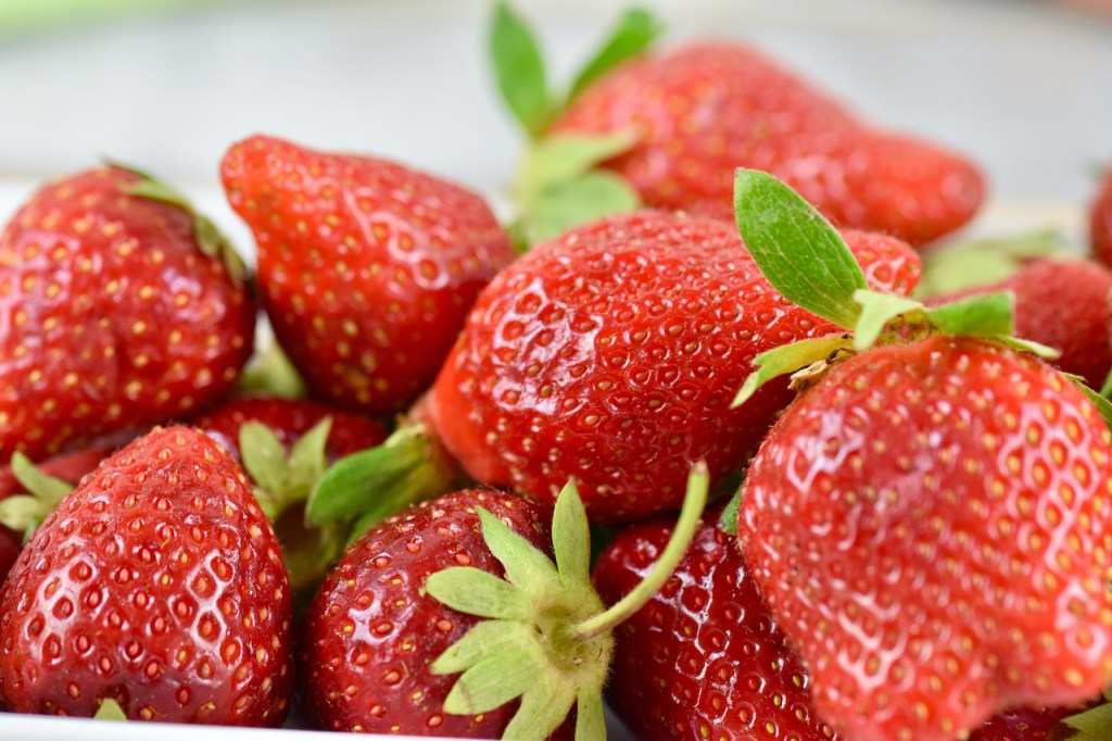 Erdbeeren - Nahaufnahme