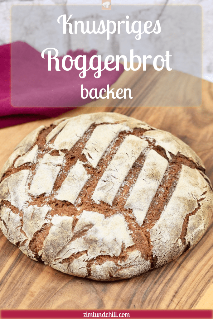knuspriges Roggenbrot backen - Rezepte - backen - Brot backen - Sauerteigbrot - Roggenbrot mit Sauerteig - reines Roggenbrot - mit Hefe - ohne Hefe - mit Trockenhefe - gesund - saftiges - Kastenform
