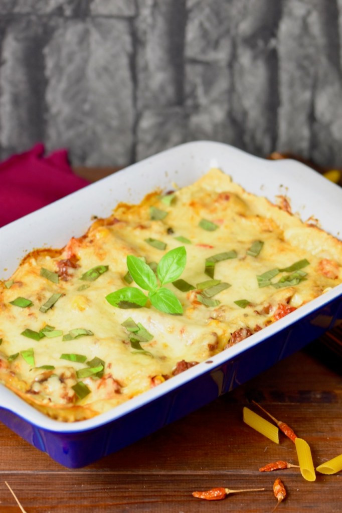 Lasagne Bolognese - milchfrei - glutenfrei - Rezept - Lasagne - italienisch - Bechamelsauce - Nudeln - Pasta - Gemüse - Hackfleisch