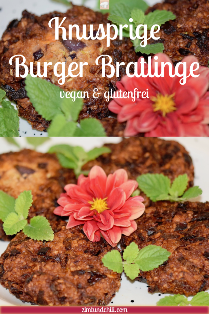knusprige Burger Bratlinge - Burger Bratlinge - Rezept - vegan - glutenfrei - vegetarisch - Veggie Burger Bratlinge - gesund - Burger - Ideen - einfach - Zutaten - selber machen