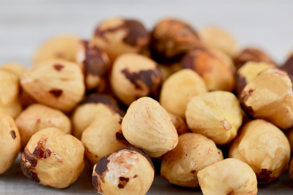 Haselnüsse - Nahaufnahme