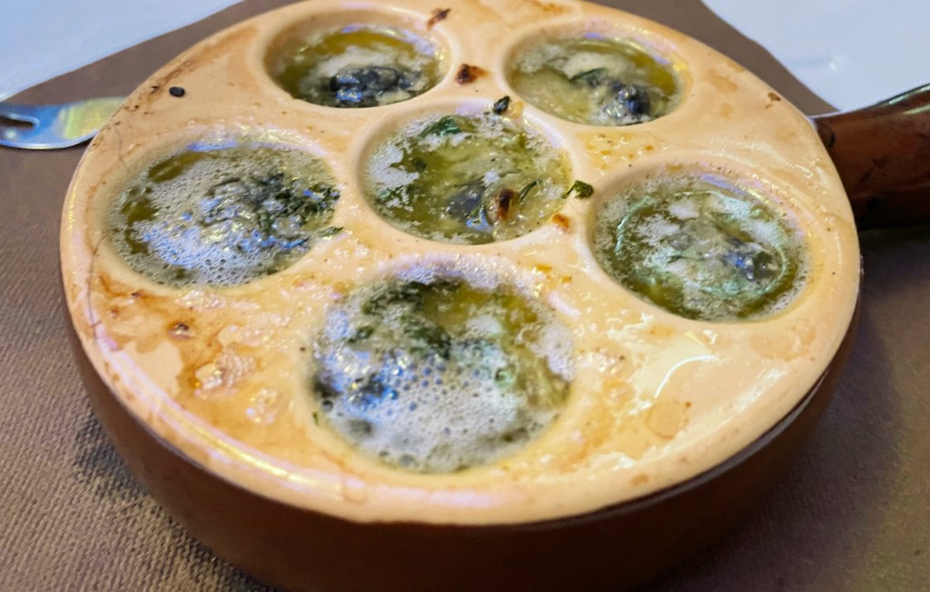 Schnecken in Kräuterbutter